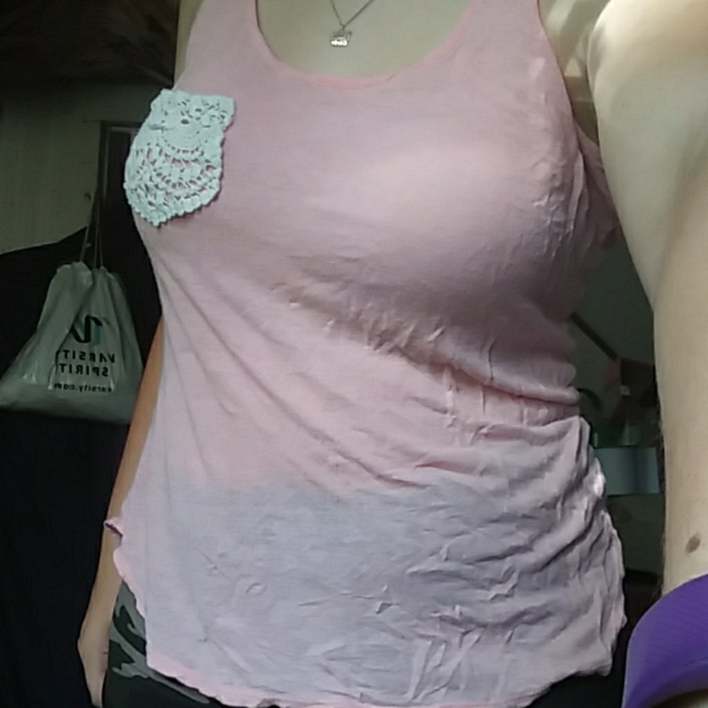 Pink tank top